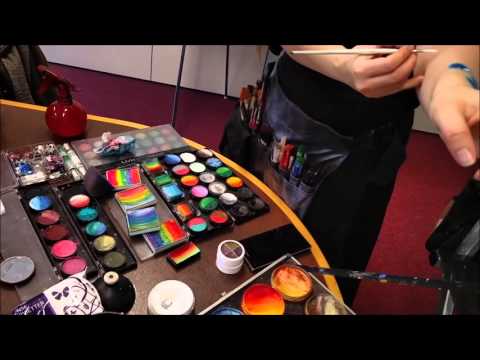 Ansigtsmaling - Film 3 - brug af pensel