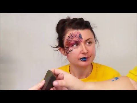 Ansigtsmaling - film 7 - pige spider
