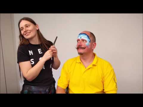 Ansigtsmaling - film 11 - Kim laver Frost diadem på 4 min