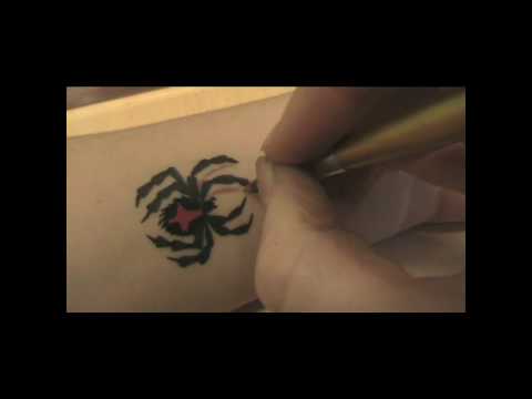 Ansigtsmaling - spider