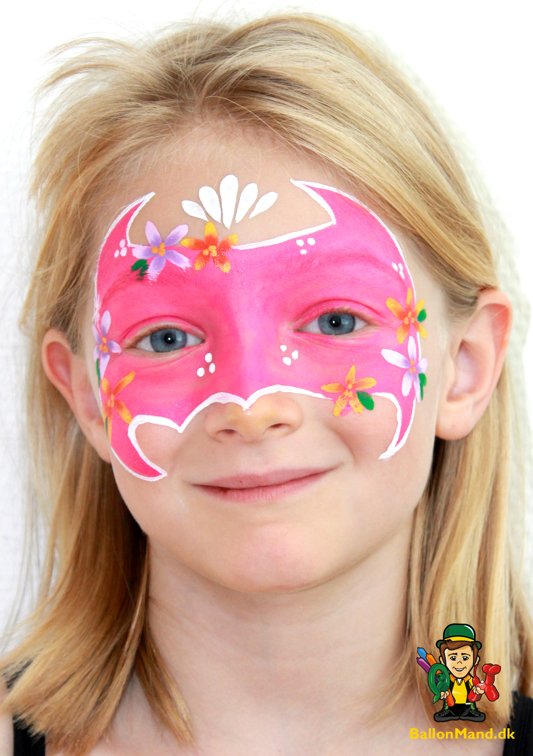 Ansigtsmaling - Batman - instruktion af Kim