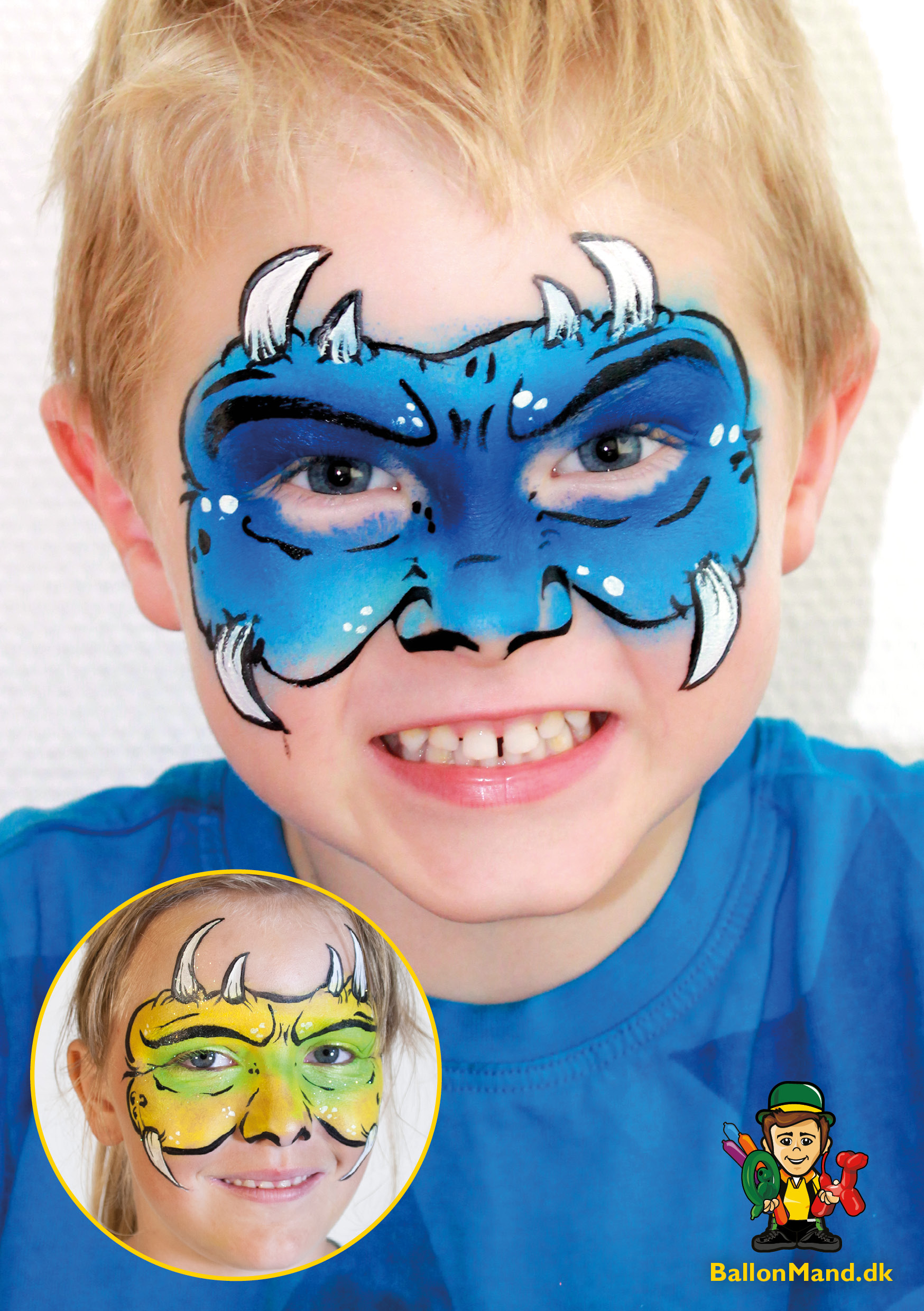 Ansigtsmaling - monster af Kim